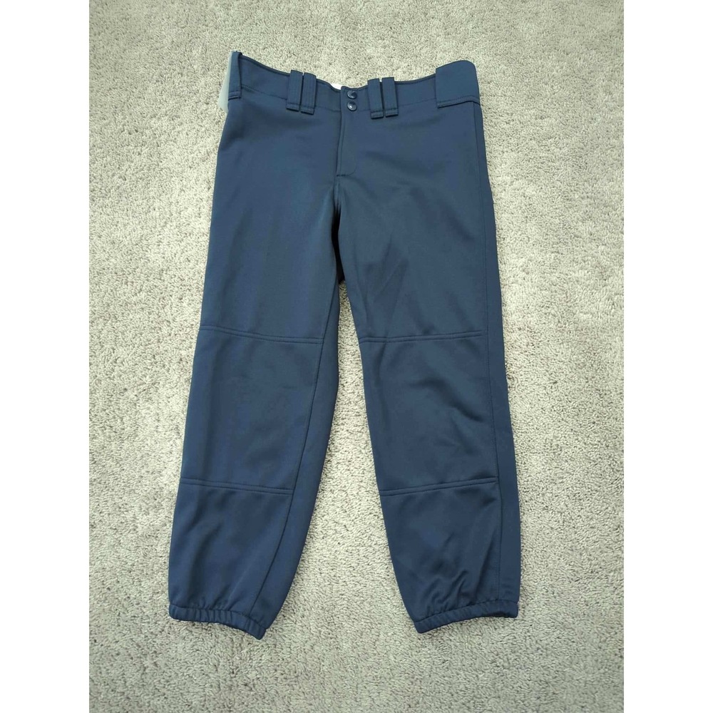 Mizuno Softball Pants Women's Medium Elastic Athletic Navy‎ Blue